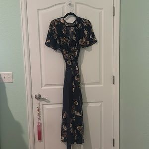Maxi wrap dress 1X